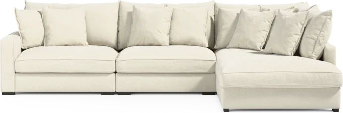 Rossi, 3-sits soffa med divan höger