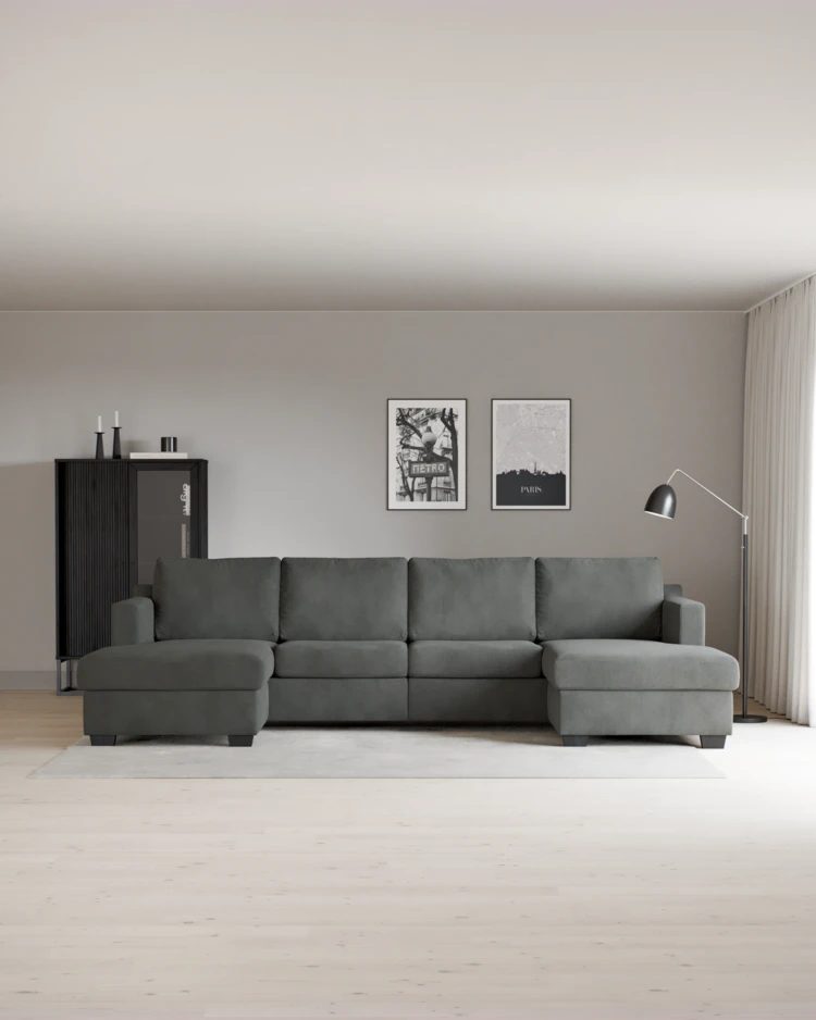 Friday - 2-sits soffa med två schäslonger - inspiration