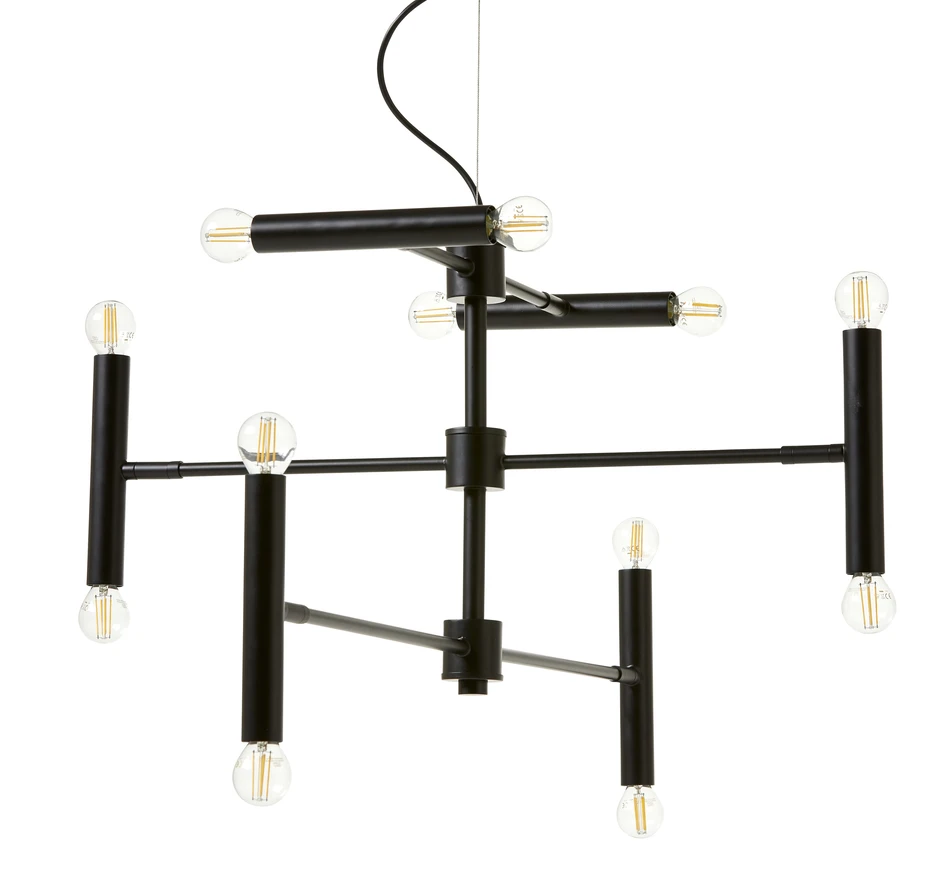 Cole - Taklampa, L90 H52 cm - Svart