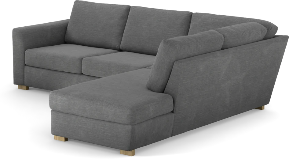 Friday - 2,5-sits soffa med divan höger - Grå