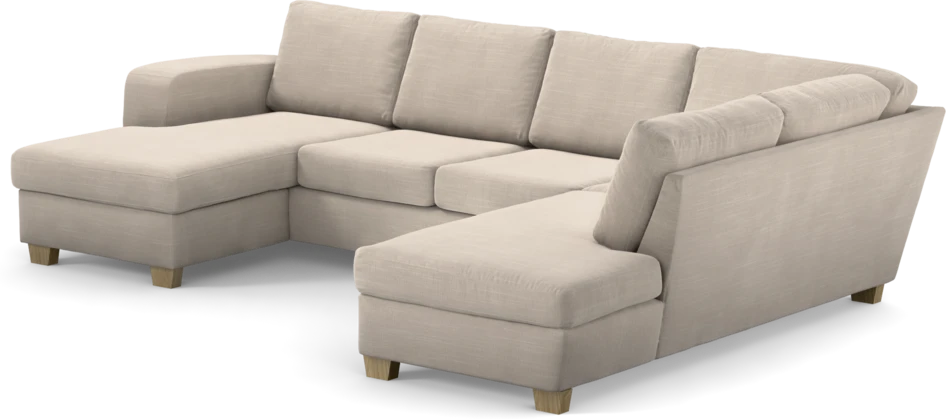 Friday - 3-sits soffa med schäslong vänster och divan höger - Beige