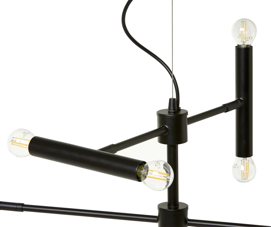 Cole - Taklampa, L90 H52 cm - Svart