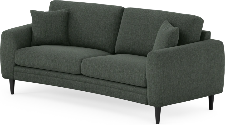 Eden - 2,5-sits soffa svängd - Grön