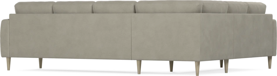 Eden - Hörnsoffa, 2+3-sits - Brun