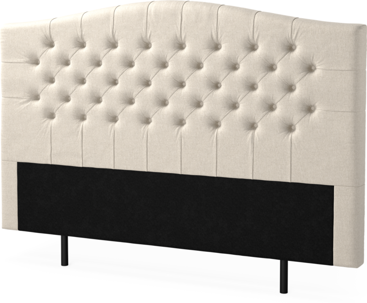 New York välvd - Sänggavel, 90-210 cm - Beige