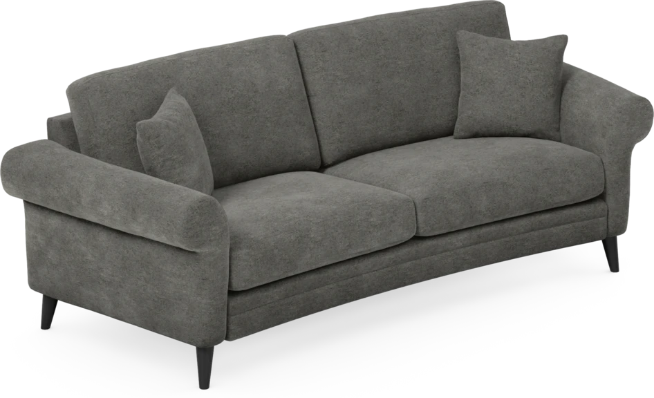 Eden - 2,5-sits soffa svängd - Grå