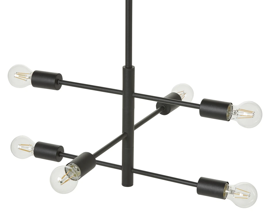 Dylan - Taklampa, H62 Ø50 cm - Svart