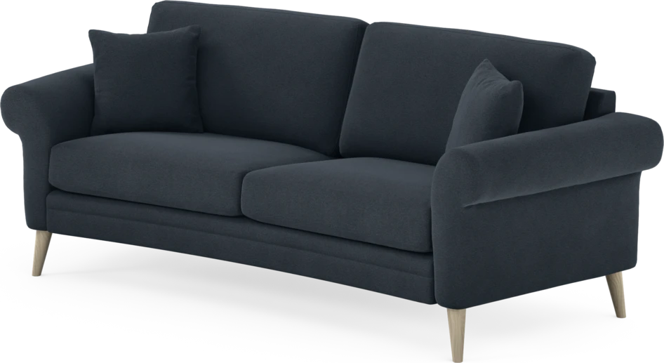 Eden - 2,5-sits soffa svängd - Blå