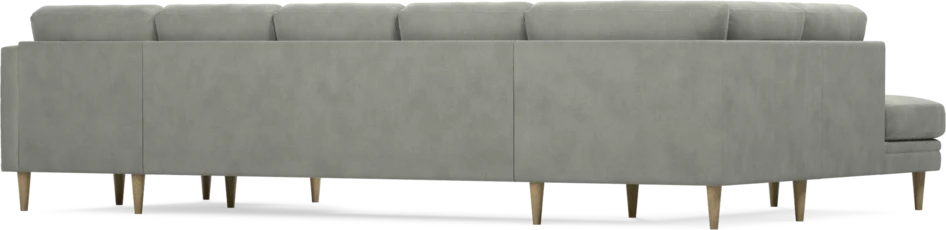 Eden - 3-sits soffa med divan vänster och schäslong höger - Grå