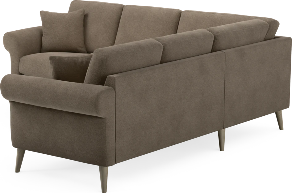 Eden - Hörnsoffa, 2+2-sits - Brun