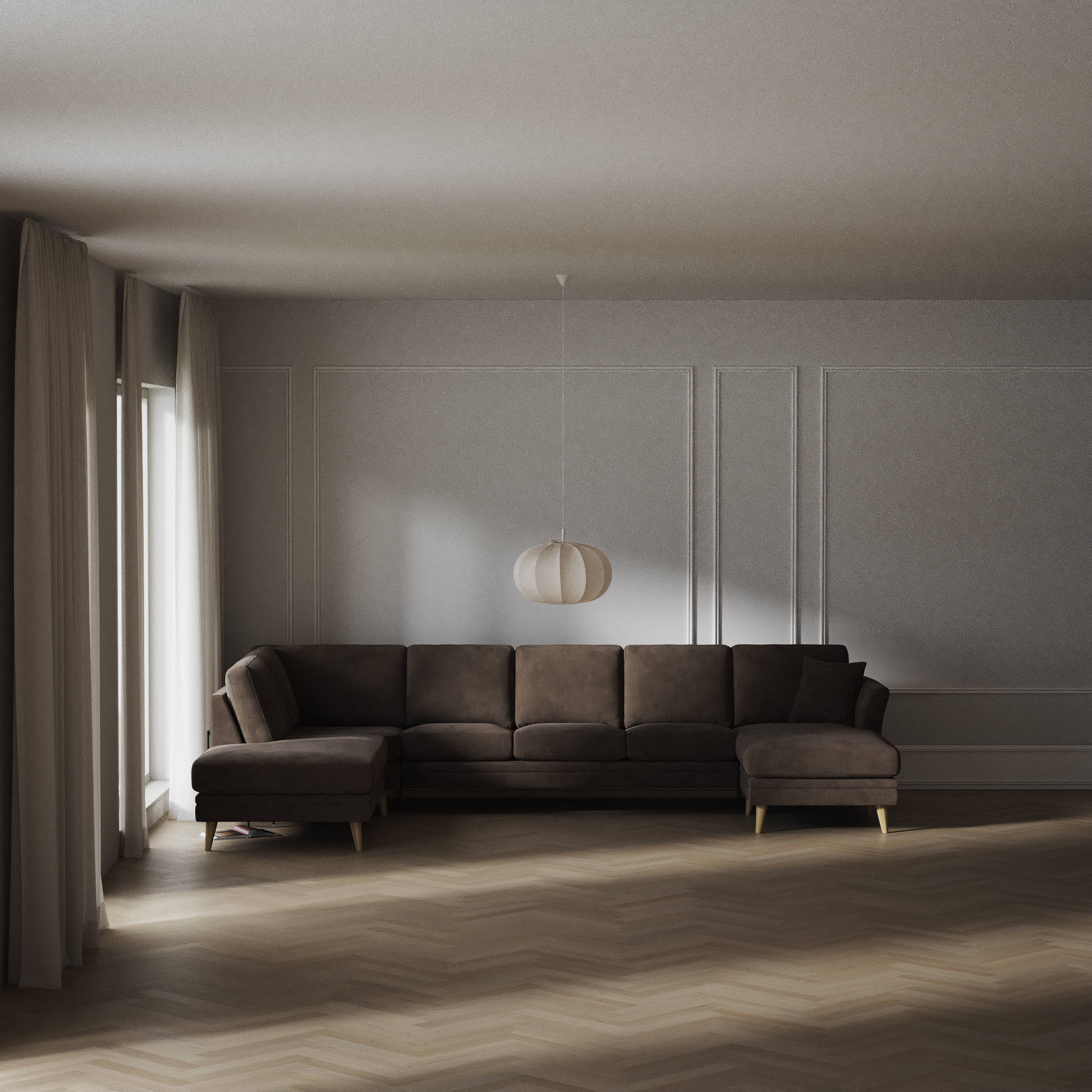 Eden - 3-sits soffa med divan vänster och schäslong höger - inspiration