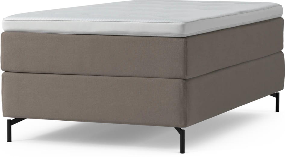 Delux Exclusive - Kontinentalsäng, enkelsäng 120 cm med bäddmadrass och sängben