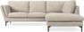 Madison - 2-sits soffa med divan höger - Vit