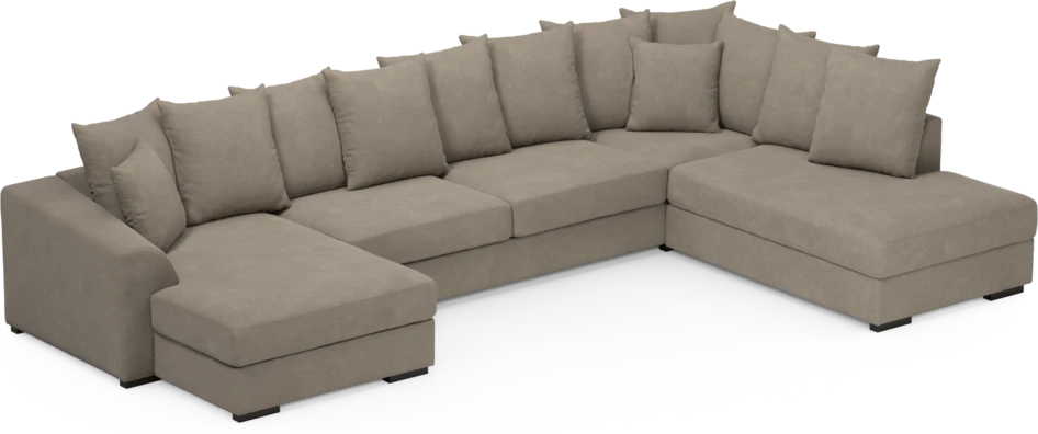 Town - 3-sits soffa med divan höger och schäslong vänster - Beige