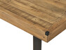 Woodenforge - Matgrupp med 4 karmstolar Eastwood - Brun