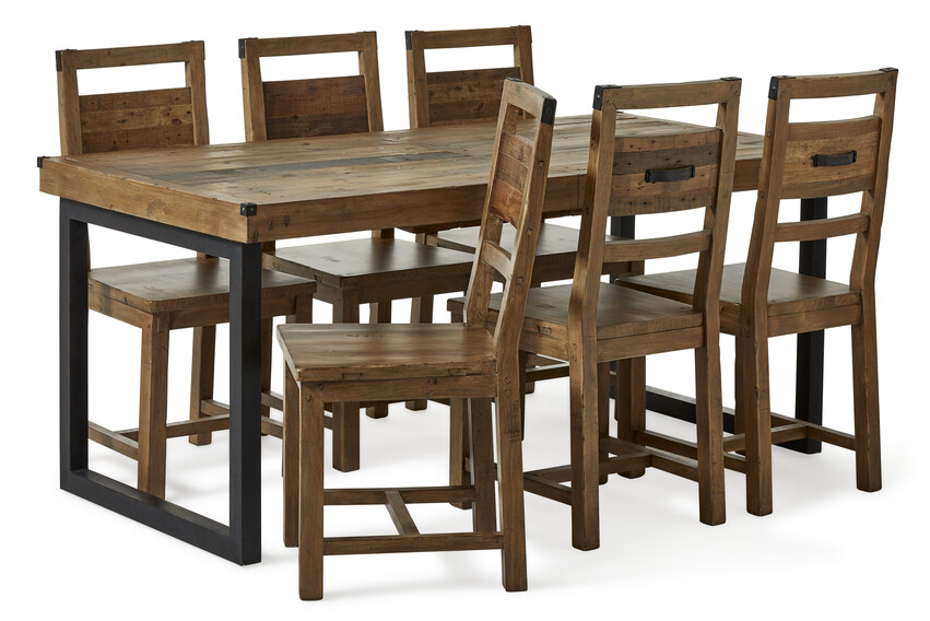 Woodenforge - Matgrupp med 6 stolar Woodenforge - Beige