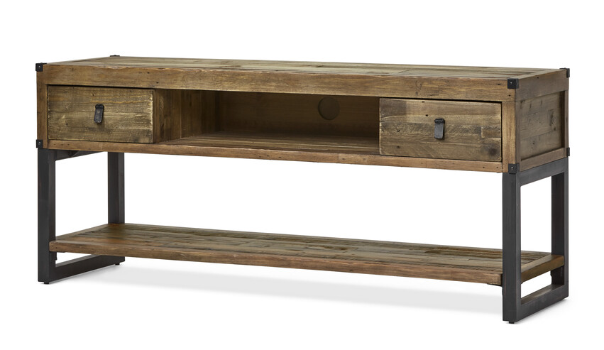 Woodenforge - Tv-bänk, B 150 cm - Brun