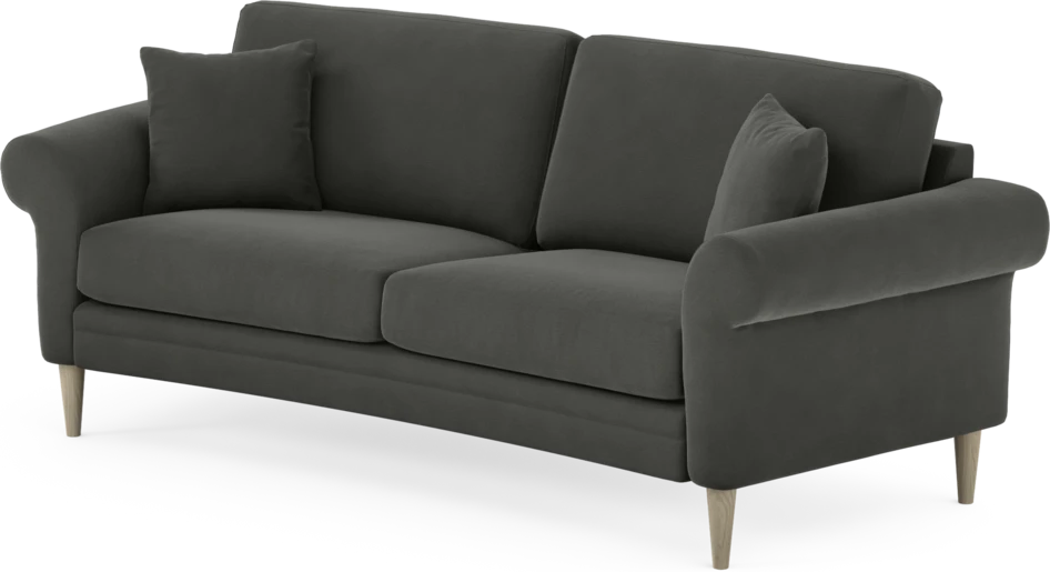 Eden - 2,5-sits soffa svängd - Grå