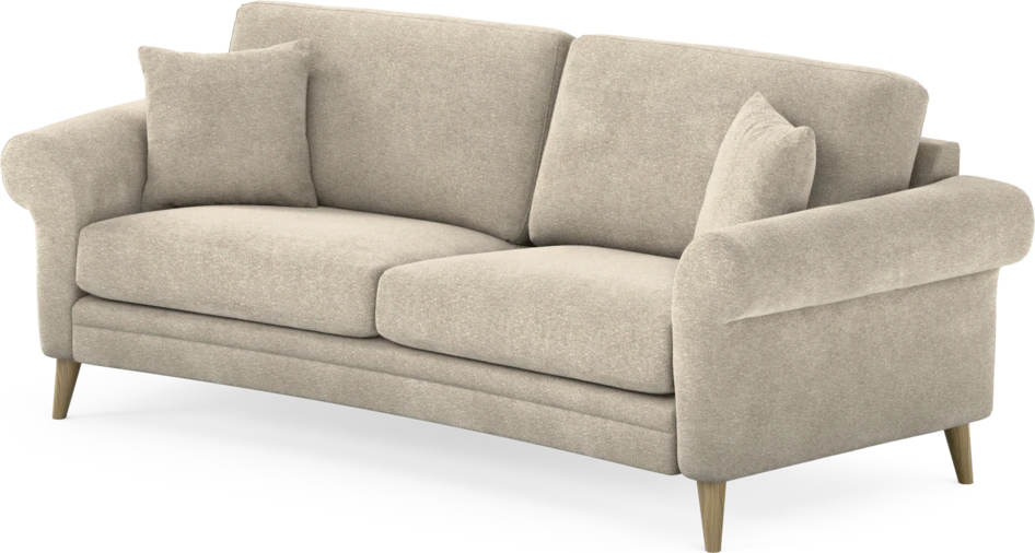 Eden - 2,5-sits soffa svängd - Beige