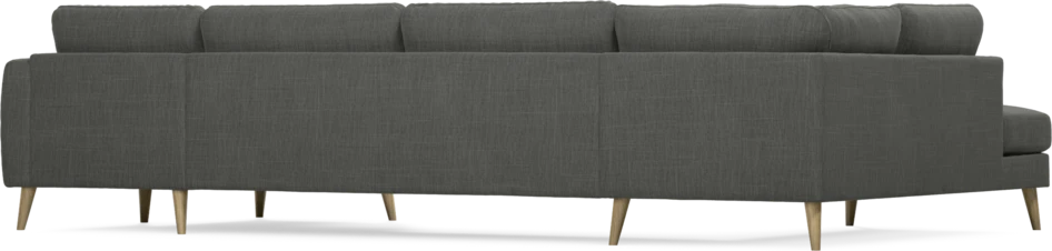 Bridge - 3-sits soffa med divan vänster och schäslong höger - Grå