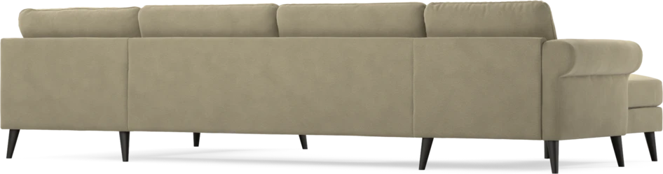 Bridge - 3-sits soffa med schäslong vänster och divan höger - Beige