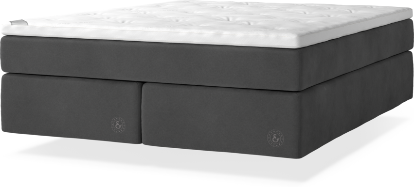 Cape Farewell Comfort - Kontinentalsäng, dubbelsäng med svävande utseende - Grå