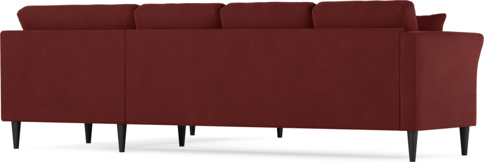 Eden - Hörnsoffa, 3+2-sits - Röd