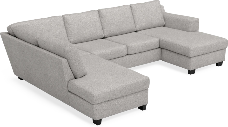 Friday - 3-sits soffa med divan vänster och schäslong höger - Vit