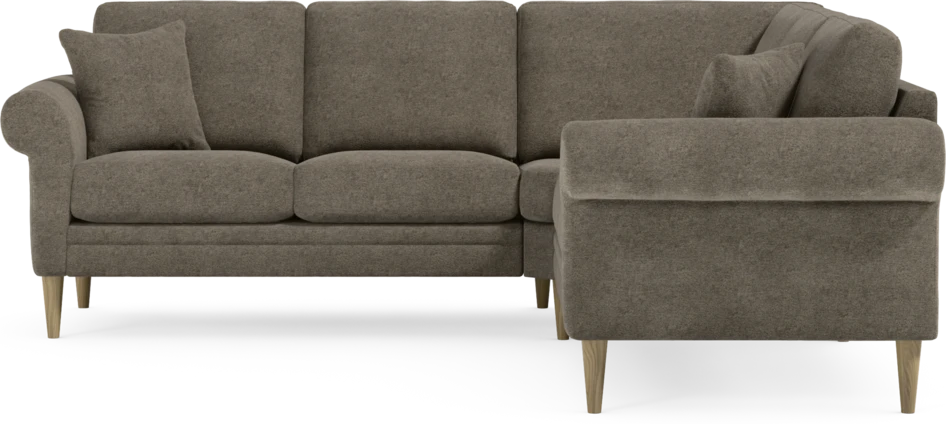 Eden - Hörnsoffa, 2+2-sits - Brun