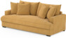 Mila - 3-sits soffa, hel dyna - Gul