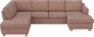 Friday - 3-sits soffa med divan vänster och schäslong höger - Rosa