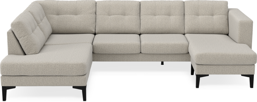 Rio - 3-sits soffa med divan vänster och schäslong höger - Beige