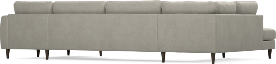 Bridge - 3-sits soffa med divan vänster och schäslong höger - Grå