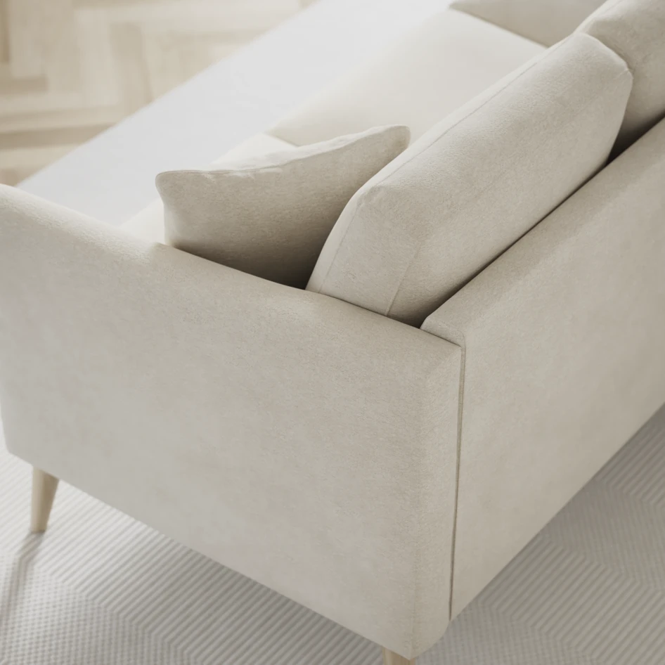 Eden - 2,5-sits soffa - Vit