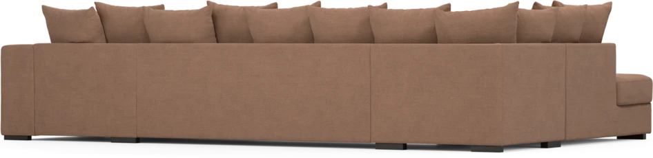 Town - 3-sits soffa med divan vänster och schäslong höger - Orange