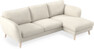Madison Lux - 2-sits soffa med schäslong höger - Vit