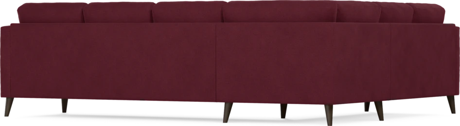 Eden - Hörnsoffa, 2+3-sits - Röd