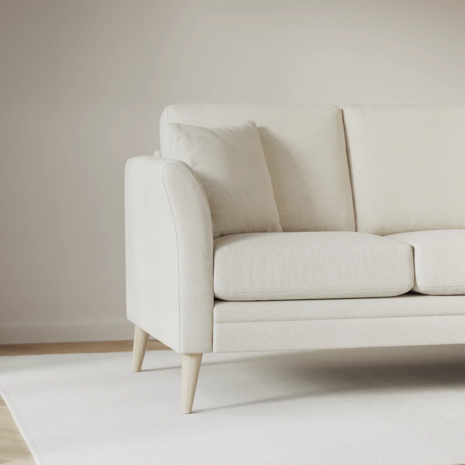 Eden - 2,5-sits soffa - Vit