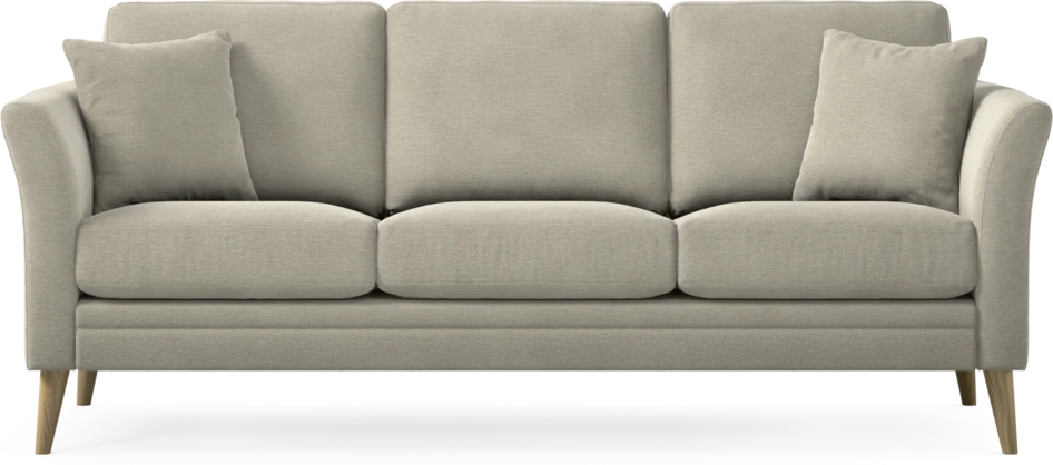 Eden - 3-sits soffa - Brun