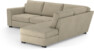 Friday - 2,5-sits soffa med divan höger - Beige