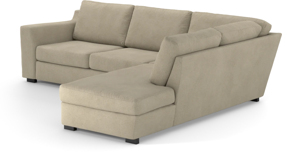 Friday - 2,5-sits soffa med divan höger - Beige