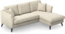 Eden - 2-sits soffa med schäslong - Beige