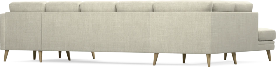 Eden - 3-sits soffa med divan vänster och schäslong höger - Beige