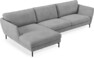 Madison Lux - 3-sits soffa med schäslong vänster - Vit