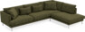 Harper - 3-sits soffa med divan höger - Grön
