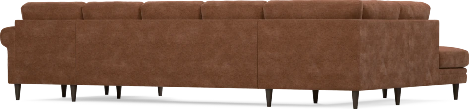 Eden - 3-sits soffa med divan vänster och schäslong höger - Orange