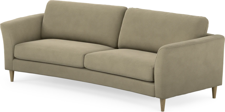 Bridge - 3-sits soffa svängd - Beige
