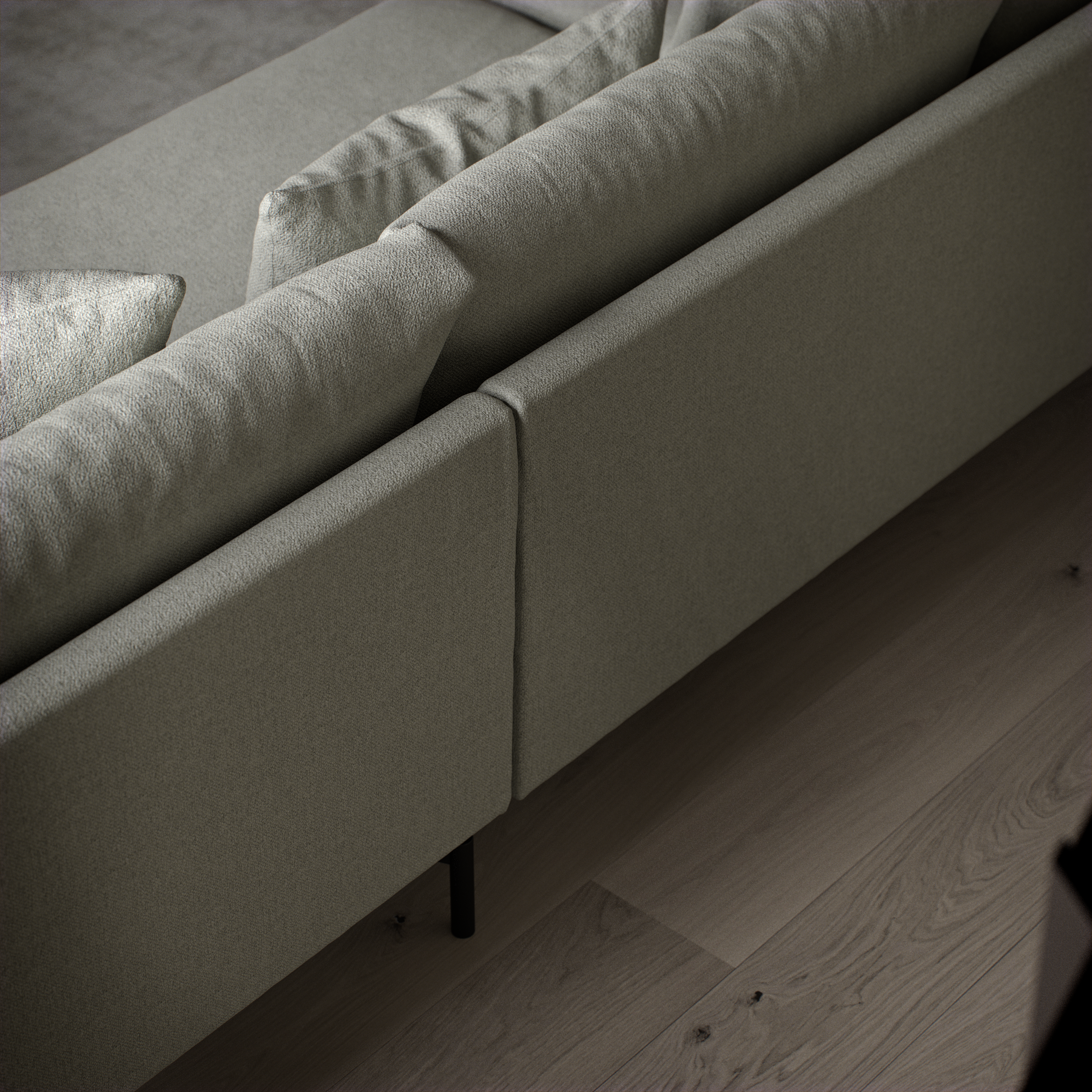 Harper - 3-sits soffa med divan höger - inspiration