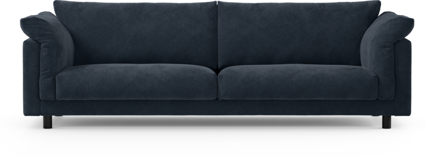 Cherrie - 4-sits soffa, fast klädsel - Blå