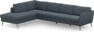 County - 3-sits soffa med divan vänster - Blå